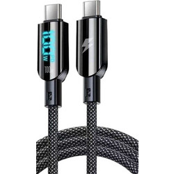 Vakoss USB-C to USB-C 100W 1.5m Black TC-U560