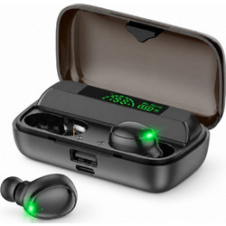 Amaya ATW-37 Ακουστικά Bluetooth Earbud Black