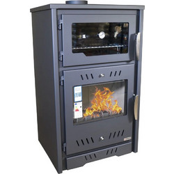Γαβρίλας SA420 Black Ατσάλινη Ξυλόσομπα 14kW