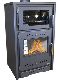 Γαβρίλας SA420 Black Ατσάλινη Ξυλόσομπα 14kW