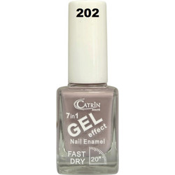 Catrin Beaute Gel Effect 202 Gloss Βερνίκι Νυχιών Quick Dry 13ml