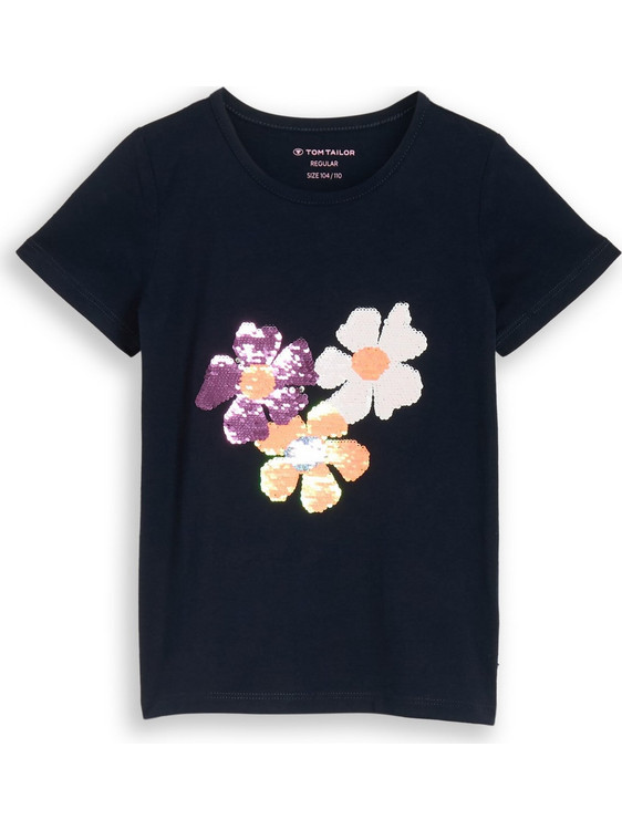 Tom Tailor Παιδικό T-Shirt Κοντομάνικο Μαύρο 1049920-10668