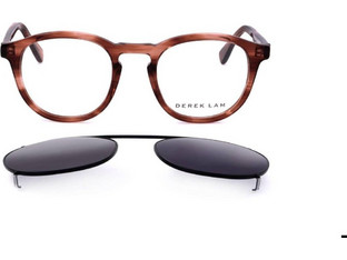 Derek Lam DL277 RSTFR Ανδρικός Σκελετός Γυαλιών Οράσεως με Clip-On Κοκάλινος Ταρταρούγα