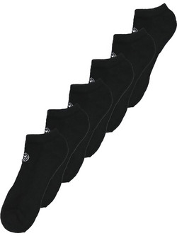 Bidi Badu Ανδρικές Κάλτσες Κοντές Μαύρες 6Pack S1490010-BK