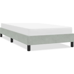 vidaXL Κρεβάτι Μονό Υφασμάτινο με Τελάρο 80x220cm 4101379