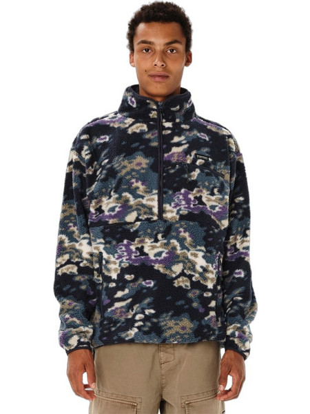 Emerson Ανδρικό Φούτερ Fleece Μωβ Μαύρο 262.EM280.105