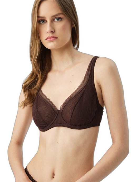 Minerva Bralette με Μπανέλα Σοκολατί 90-8403-054