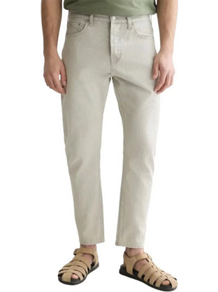Scotch & Soda Ανδρικό Τζιν Παντελόνι Loose Εφαρμογή Μπεζ 183620-SC410.81