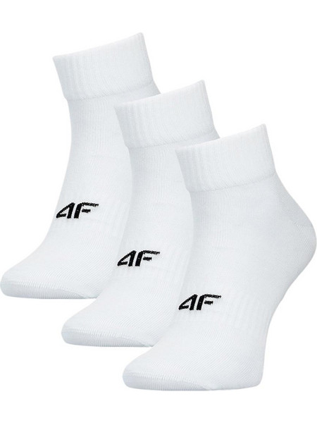 4F Ανδρικές Κάλτσες Κοντές Λευκές 3Pack 4FWMM00USOCM736-10S