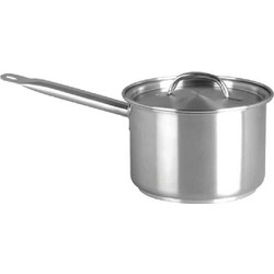 TEMNO Κατσαρόλα Ανοξείδωτη Χωρίς Επίστρωση 18cm 3lt