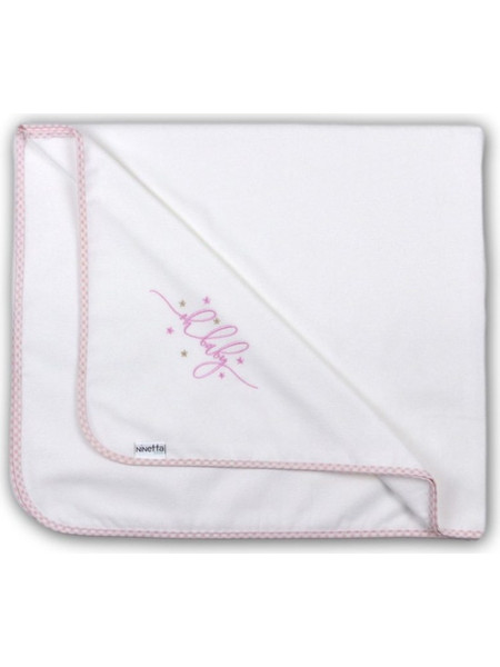 Ninetta Bebe 539 Oh Baby Πάνα Αγκαλιάς Πικέ Ροζ 90x90cm
