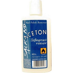 Salkano Aceton Ξεβαφτικό Νυχιών 85% 120cc