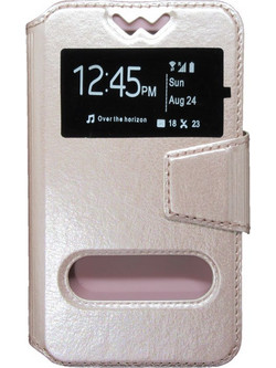 Θήκη Smart View Universal για 2.8"-3.3" Ροζ-Χρυσό
