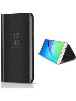 Θήκη Clear View για Xiaomi Redmi Note 5 Μαυρη (oem)