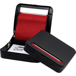Μηχανή στριφτού TOBACCO CIGARETTE ROLLING STRONG BOX 70mm BLACK (ταμπακιέρα) 13184