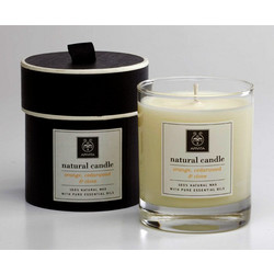 Apivita Natural Candle Orange Cedarwood & Clove Φυσικό Κερί Με Αιθέρια Έλαια Από Πορτοκαλί Σανδαλόξυλο & Γαρύφαλο 235gr