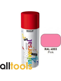 Biodur Paint Spray Universal Σπρευ Βαφή Ροζ Gloss 400ml