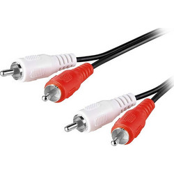 Goobay Cable RCA male - RCA male 2.5m