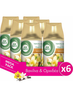 Σετ 6x Airwick Freshmatic Max Ανταλλακτικό Vanilla & Orchid 250ml