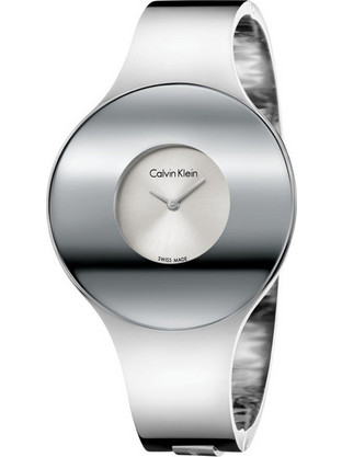 Calvin Klein Γυναικείο Ρολόι με Ασημί Μεταλλικό Μπρασελέ K8C2M116