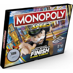 Hasbro Monopoly Speed Επιτραπέζιο Παιχνίδι για 8+ Ετών για 2-4 Παίκτες