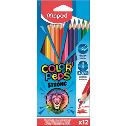 Maped Color'Peps Strong Ξυλομπογιές Σετ 12τμχ