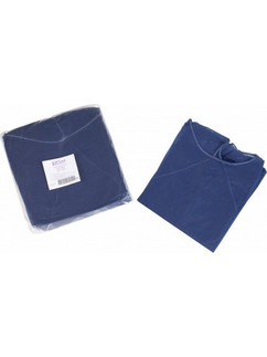 Εξεταστική μπλούζα σκούρο μπλε non woven (10 τμχ) - 121.002.DB.IS One Size