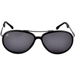 Web WE0036 BR Ανδρικά Γυαλιά Ηλίου Aviator Μεταλλικά Μαύρα με Μαύρο Φακό