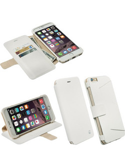 KRUSELL MALMO ΘΗΚΗ IPHONE 6S PLUS/6 PLUS 5.5in LEATHER FLIPCOVER STAND WHITE