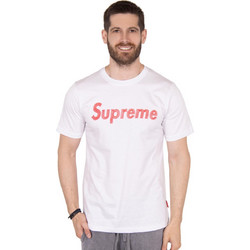 SUPREME SPAIN EMBROIDERY LOGO ΜΠΛΟΥΖΑ ΑΝΔΡΙΚΗ STHU35-BIANCO (BIANCO)