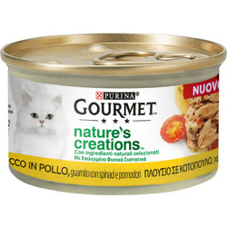 Purina Gourmet Nature's Creations Adult with Chicken, Spinach & Tomato 85gr 12425605