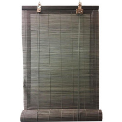 Στόρι Σκίασης Ρόλερ από ξύλο Bamboo σε γκρι χρώμα, 60x180 cm - Aria Trade