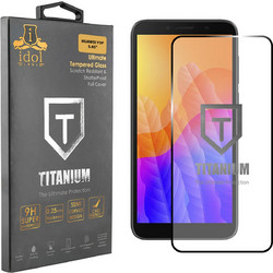 Idol 1991 Titanium Tempered Glass (Huawei Y5p) Black