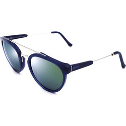 RetroSuperFuture Giaguaro Deep Blue Γυναικεία Γυαλιά Ηλίου Στρογγυλά Μεταλλικά Μπλε με Μαύρο Polarized Φακό