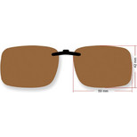 T-Cook T.COOK CLIP ON SUNGLASSES BROWN (59χ42) 4341