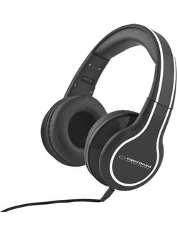 Esperanza EH136 Ενσύρματα Ακουστικά Over Ear Μαύρα