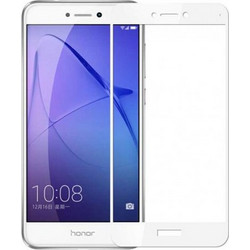 Tempered Glass Για Huawei P8LIte/P9 Lite 2017 Full Cover Glue Προστατευτικό Οθόνης -White