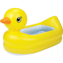 Munchkin Hot Safety Duck Φουσκωτό Μπανάκι Μωρού με Θερμόμετρο Κίτρινο