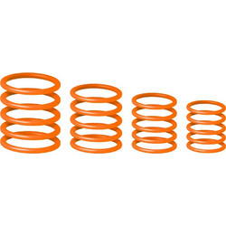 Gravity RP-5555 ORG1 - Universal Σετ Δαχτυλιδιών, Πορτοκαλί