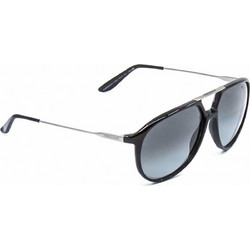 Carrera 85/S CVS/C9 Ανδρικά Γυαλιά Ηλίου Aviator Κοκάλινα Μεταλλικά Ασημί Μαύρα με Μαύρο Degradee Φακό