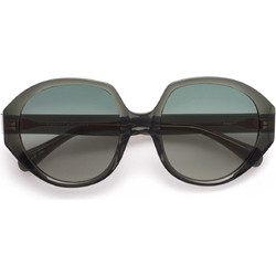 Kaleos Paley 002 Γυναικεία Γυαλιά Ηλίου Oversized Κοκάλινα Πράσινα με Πράσινο Polarized Φακό