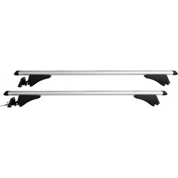 ΜΠΑΡΕΣ ΟΡΟΦΗΣ ΑΛΟΥΜΙΝΙΟΥ ΑΣΗΜΙ 120 cm NG-AF02/120 UNIVERSAL ΜΕ ΚΛΕΙΔΑΡΙΕΣ 2ΤΜΧ