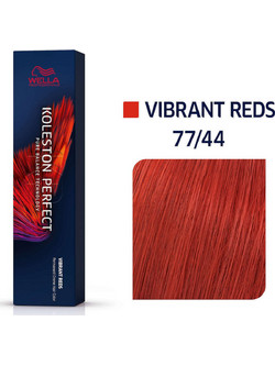 Wella Koleston Perfect Me+ Vibrant Reds 77/44 Έντονο Ξανθό Κόκκινο Έντονο Μόνιμη Βαφή Μαλλιών 60ml