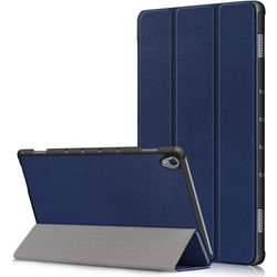 Δερμάτινη Θήκη Βιβλίο Tri-Fold με Βάση Στήριξης για Huawei MediaPad M6 10.8-inch - Σκούρο Μπλε
