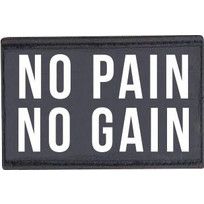 Amila Patch No Pain No Gain (95343) Μαύρο