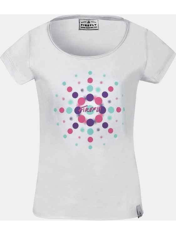 Firefly Dotty Παιδικό T-Shirt Κοντομάνικο Λευκό GT35-0001