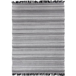Royal Carpet Urban Cotton Kilim Samaira Χαλί Ορθογώνιο Κιλίμι Καλοκαιρινό Βαμβακερό 160x230cm Black White