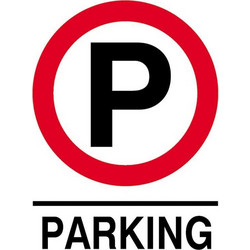 Next επιγραφή pp Parking 15x20εκ