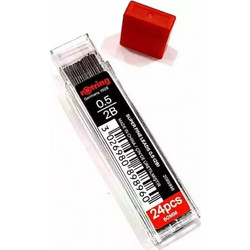 Μύτες Rotring Μηχανικού Μολυβιού 24τμχ Super Fine 0.5mm 2B