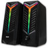 NOD Aurora Ηχεία Υπολογιστή 2.0 16W με RGB Φωτισμό Black